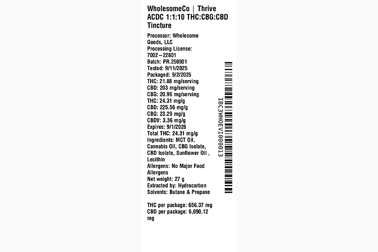 Thrive ACDC by WholesomeCo