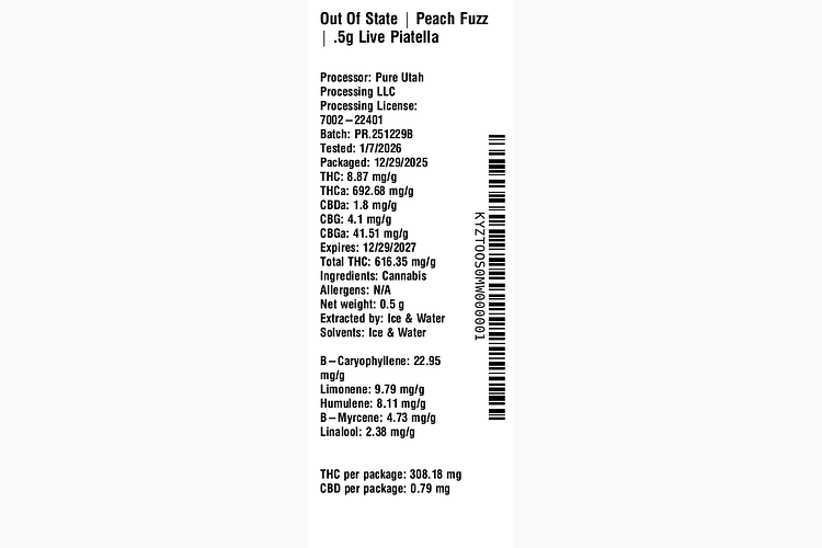 Peach Fuzz by Out of State