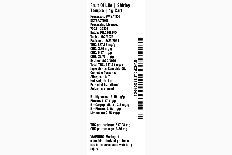 Shirley Temple by Fruit of Life