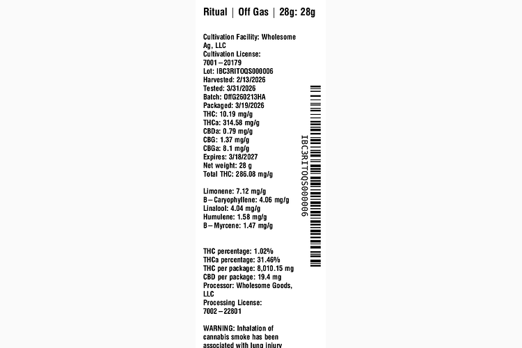 Off Gas by Ritual