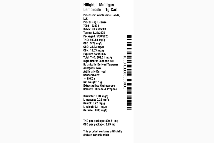 Mulligan Lemonade by Hilight