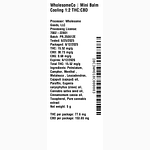 Mini Cooling Balm by WholesomeCo