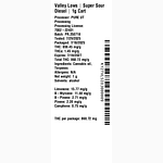 Super Sour Diesel by Valley Lows