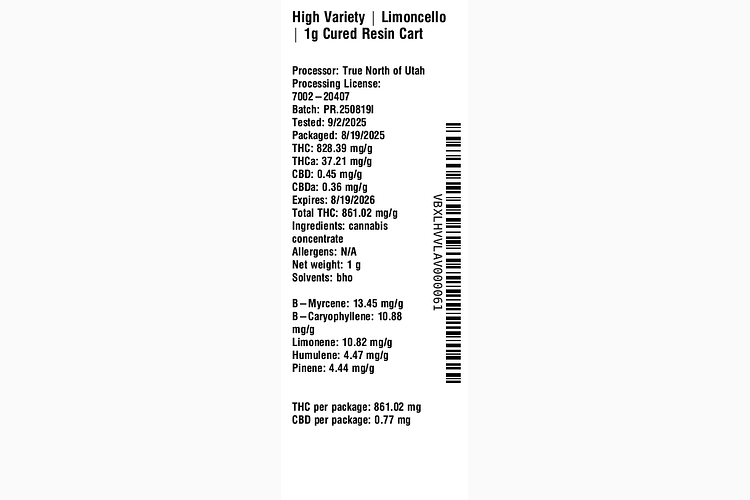 Limoncello by High Variety