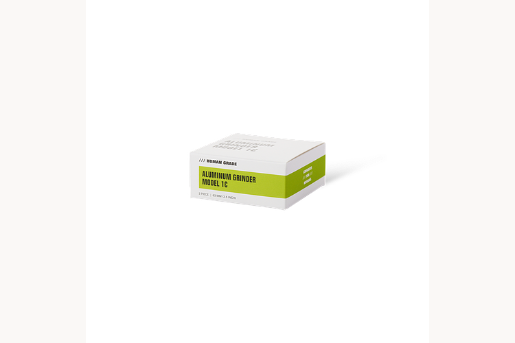 Model 1C 2.5” 2 Piece Grinder | Black by Human Grade