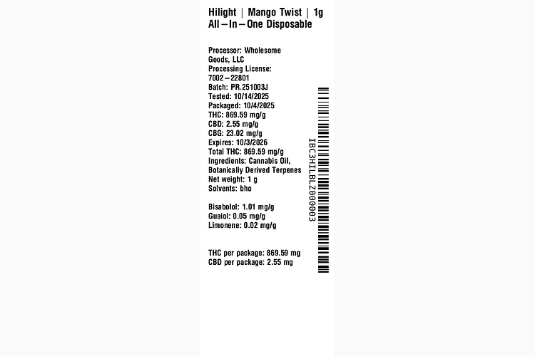 Mango Twist All-In-One by Hilight