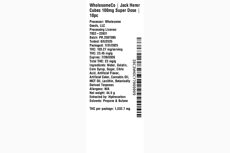 Jack Herer by WholesomeCo
