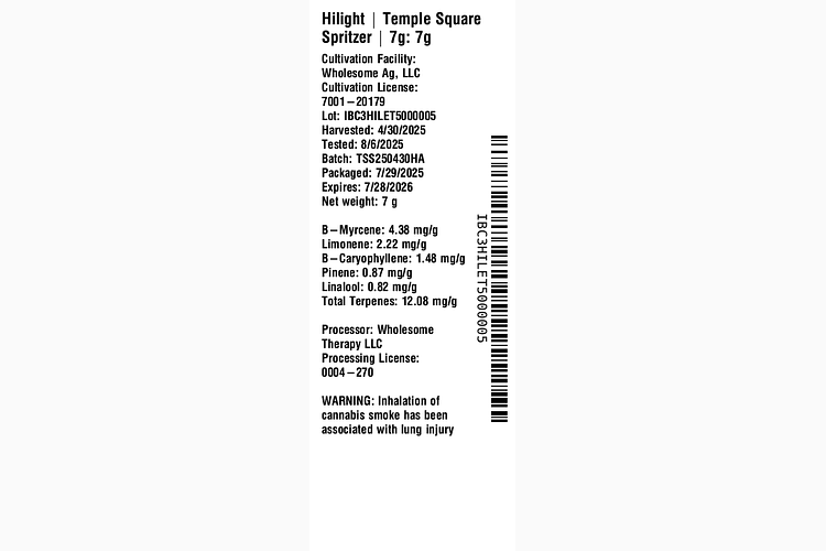 Temple Square Spritzer by Hilight