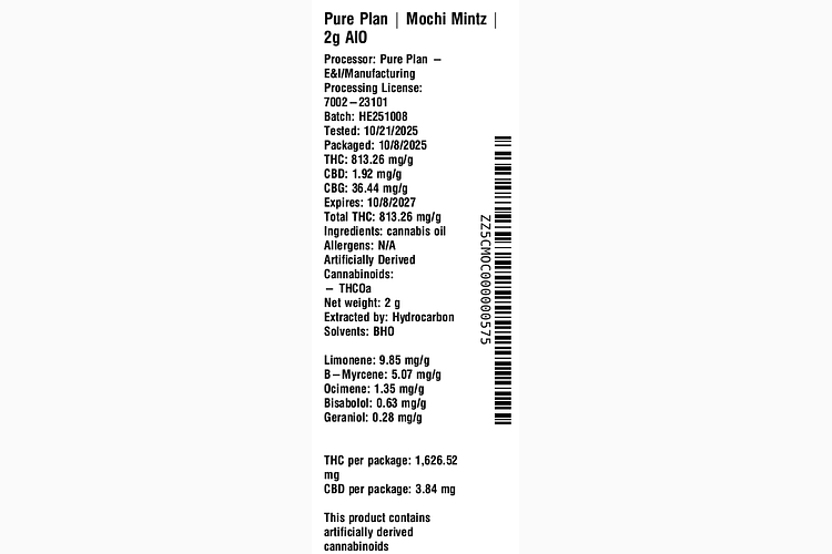 Mochi Mintz by Pure Plan