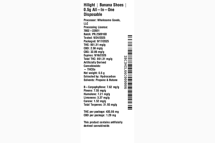 Banana Shoes All-in-One by Hilight