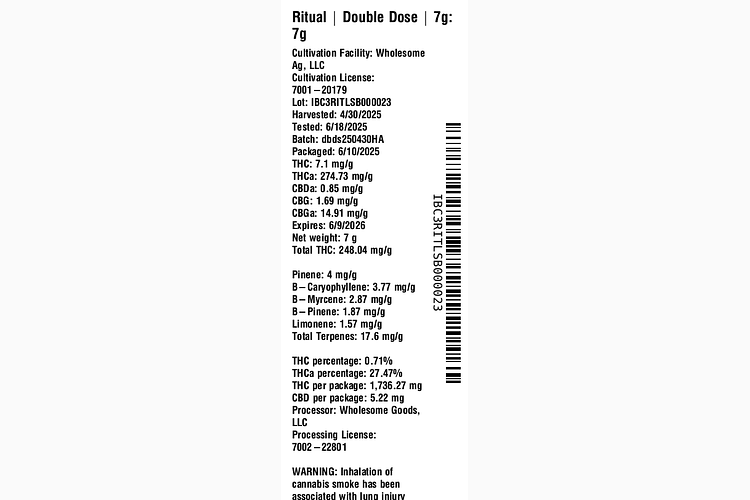 Double Dose by Ritual