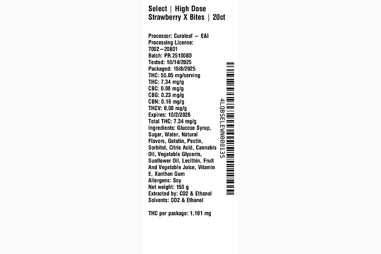 Strawberry X Bites by Select