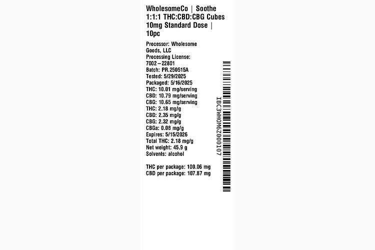 Soothe by WholesomeCo