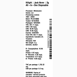 Jack Herer 2g All-In-One Disposable by Hilight