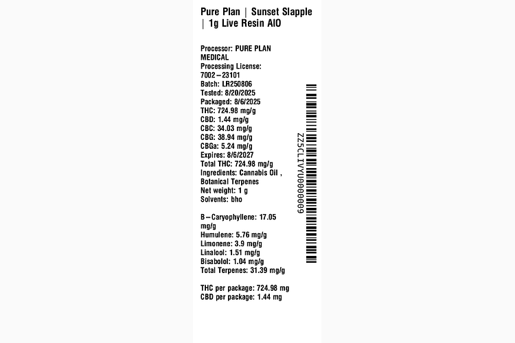 Sunset Slapple by Pure Plan