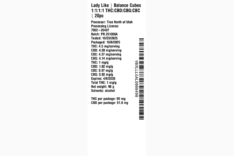 Balance Cubes by Lady Like