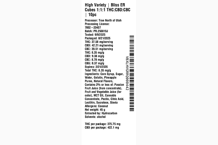 Bliss ER Cubes by High Variety