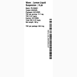 Lemon Liquid Suspension by Wave