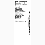 Lemon Liquid Suspension by Wave