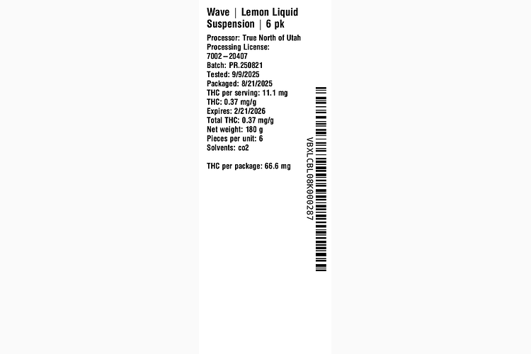 Lemon Liquid Suspension by Wave