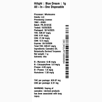 Blue Dream 1g All-In-One Disposable by Hilight