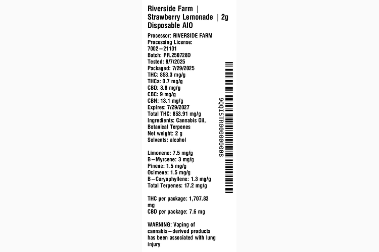 Strawberry Lemonade by Riverside Farm