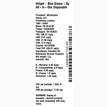 Blue Dream 2g All-In-One Disposable by Hilight