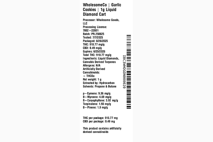 Garlic Cookies by WholesomeCo