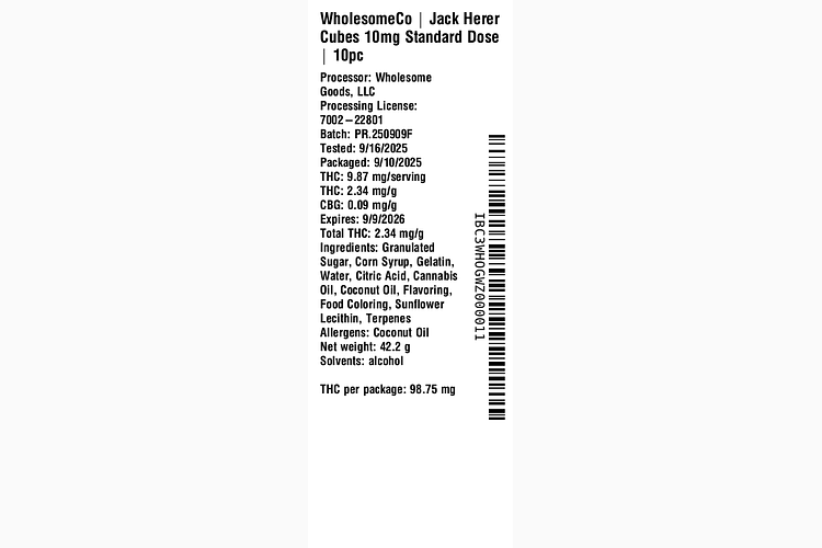 Jack Herer by WholesomeCo