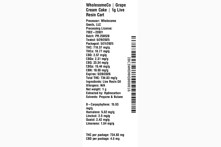 Grape Cream Cake by WholesomeCo