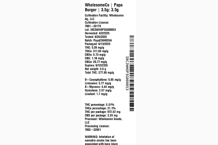 Papa Burger by WholesomeCo