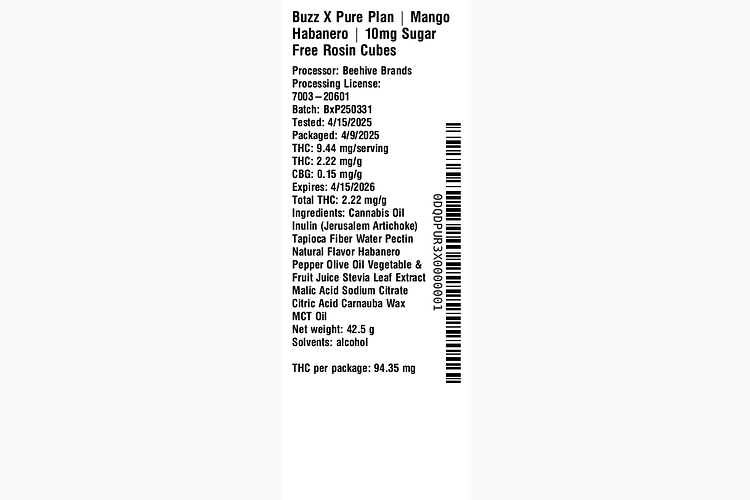 Mango Habanero Sugar Free by Buzz