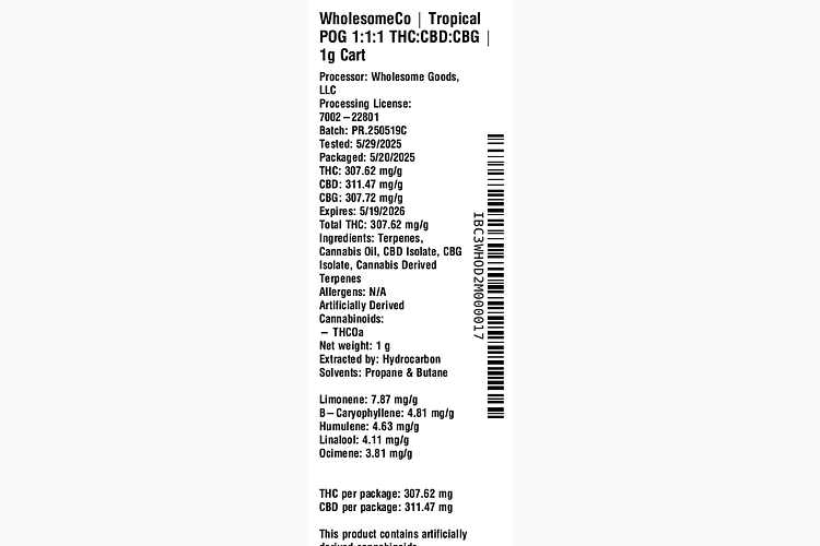 Unwind - Tropical POG by WholesomeCo