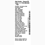 Snooze ER Cubes 1:1:1 THC:CBN:CBD by High Variety