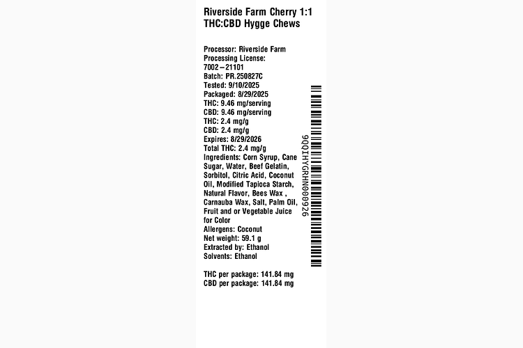 Cherry Hygge Chews by Riverside Farm