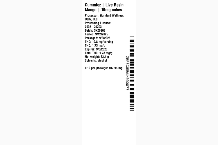 Mango Live Resin by Gummiez