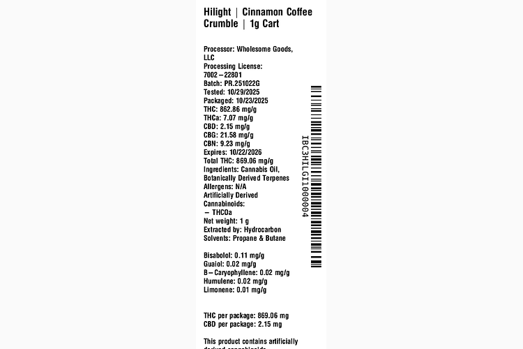 Cinnamon Coffee Crumble by Hilight