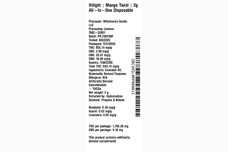 Mango Twist All-In-One by Hilight