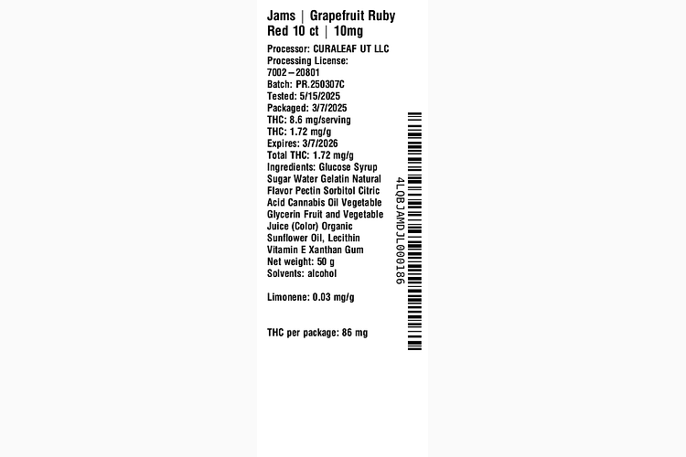 Grapefruit Ruby Red by Jams