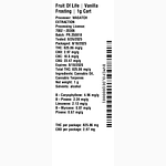 Vanilla Frosting by Fruit of Life