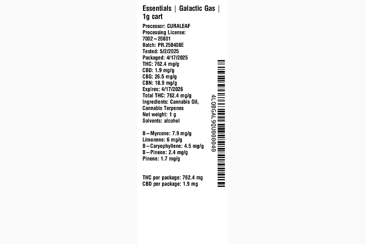 Galactic Gas by Essentials