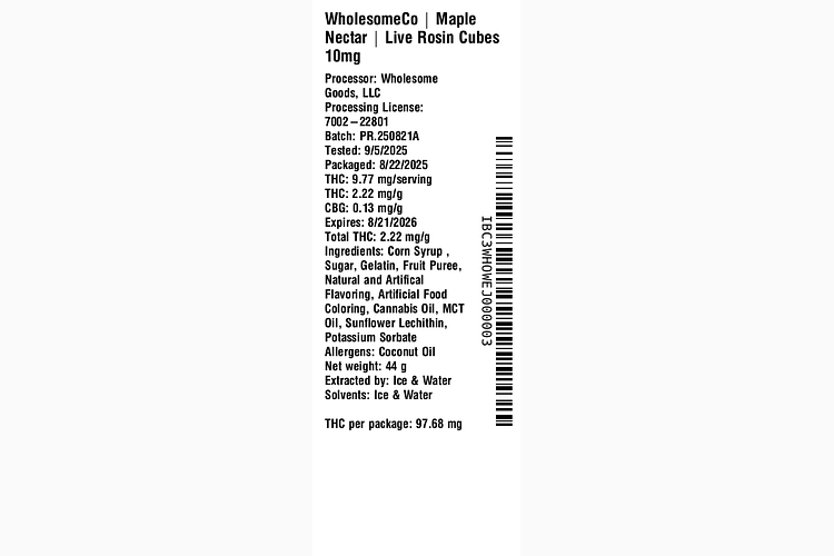 Maple Nectar by WholesomeCo