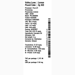 Lemon Pound Cake by Valley Lows