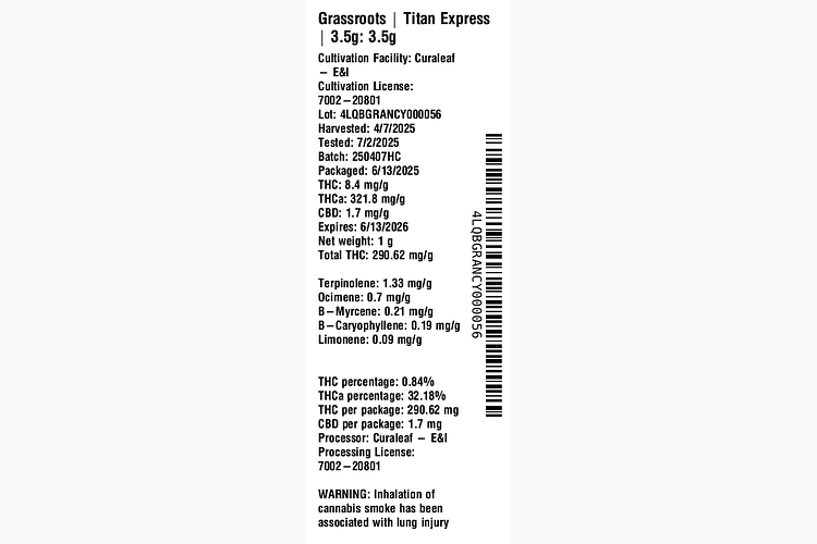 Titan Express by Grassroots