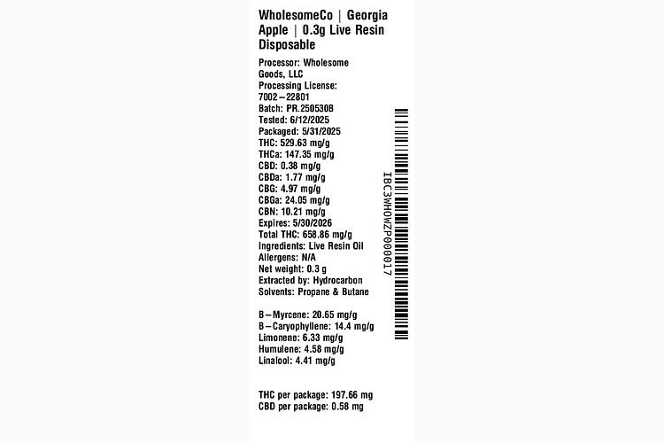 Georgia Apple by WholesomeCo