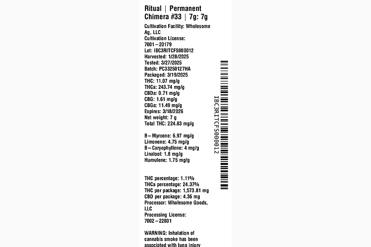 Permanent Chimera #33 by Ritual