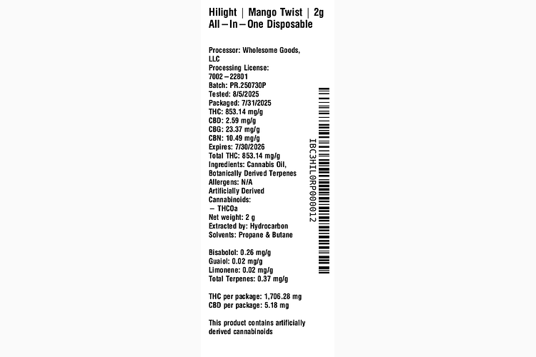 Mango Twist All-In-One by Hilight