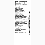 Lemon Liquid Suspension by Wave