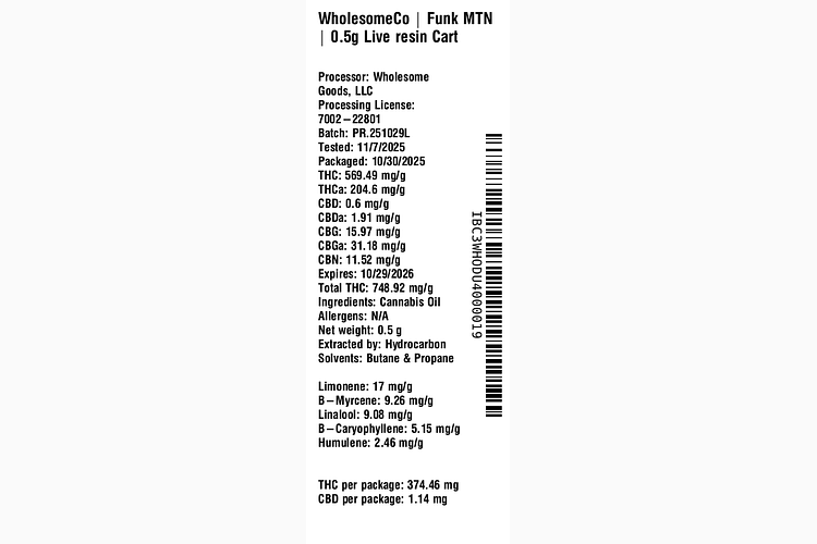 Funk MTN by WholesomeCo