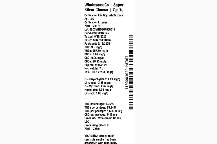 Super Silver Cheese by WholesomeCo